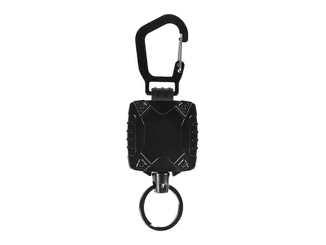 Porta-crachá Retrátil Para Chaveiro, Resistente, Com Suporte Para Chaves.