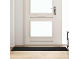Vidaxl Tapete De Entrada Preto 60 X 180 Cm 100% Poliamida