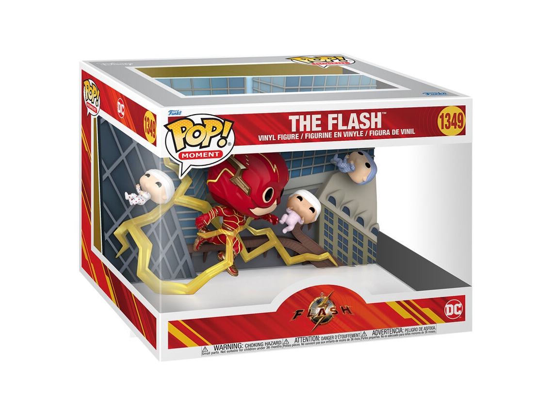 Figura Pop Moment Dc Comics The Flash Baby Rescue