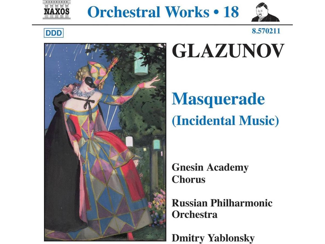 CD Yablonsky/Russian PO - Masquerade (Schauspielmusik) (1CD)