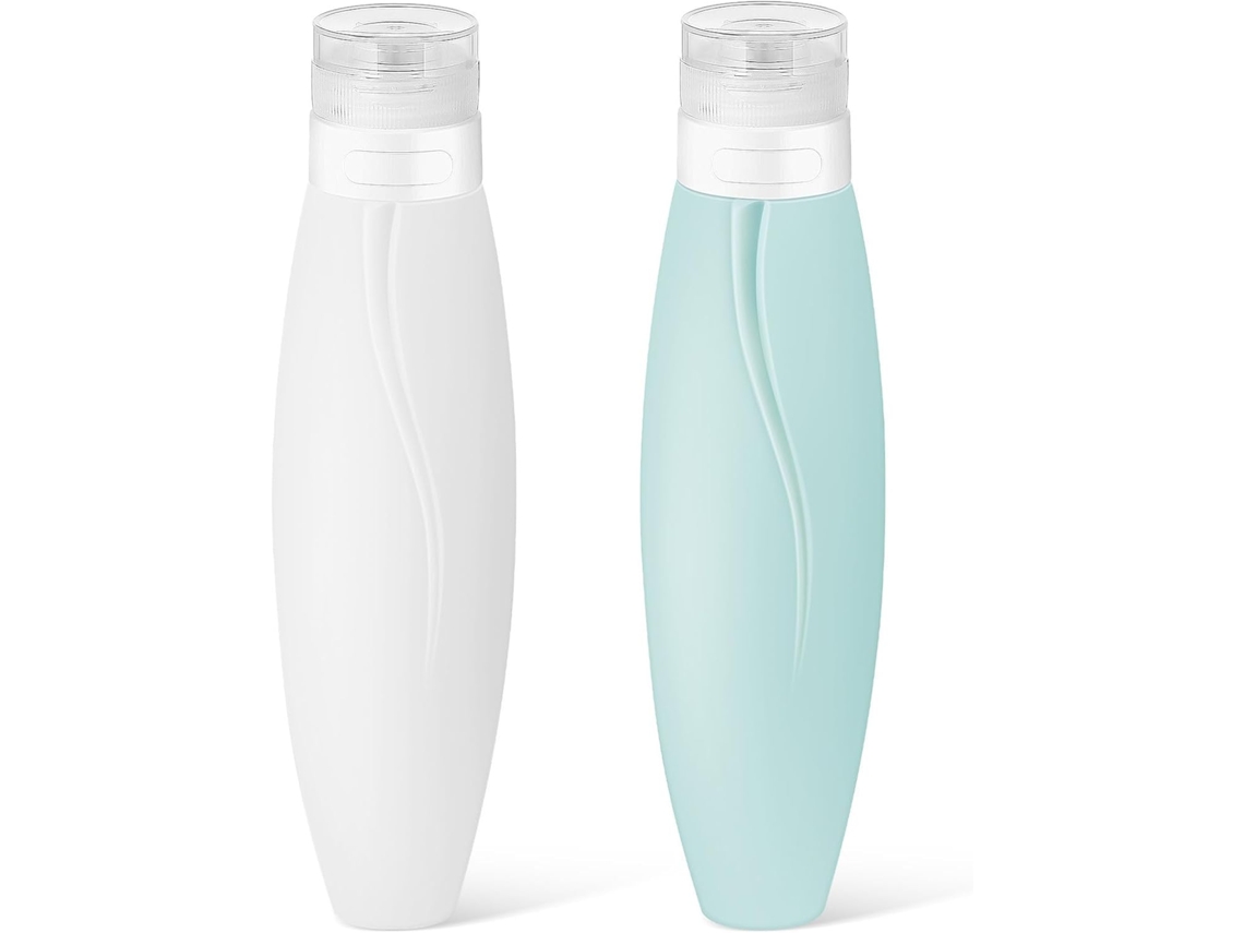 Conjunto De 2 Frascos Pequenos E Macios De Silicone Para Loção, 150ml