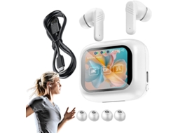Fones De Ouvido Com Cancelamento Ruído, Redução De Ruído, Tela Colorida, Controle Por Toque, Jogo