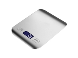 Balança Digital De Cozinha 10kg/1g Alta Precisão, Portátil Aço Inoxidável Com Lcd Retroiluminado E Tara - Ideal Para Doméstica, Panificação Churrasco