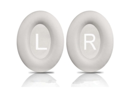 Almofadas de ouvido para Bose Quietcomfort 45 Almofadas de substituição brancas GERTIZ (qc45)