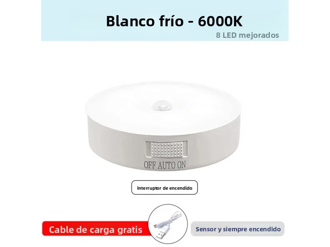 Luz Led Recarregável com Sensor de Movimento MDUG (luz Fria)