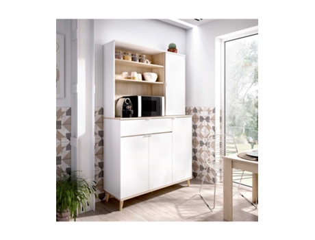 Móvel Auxiliar DEKIT (120 x 40 x 191 cm - Melamina - Multicor)