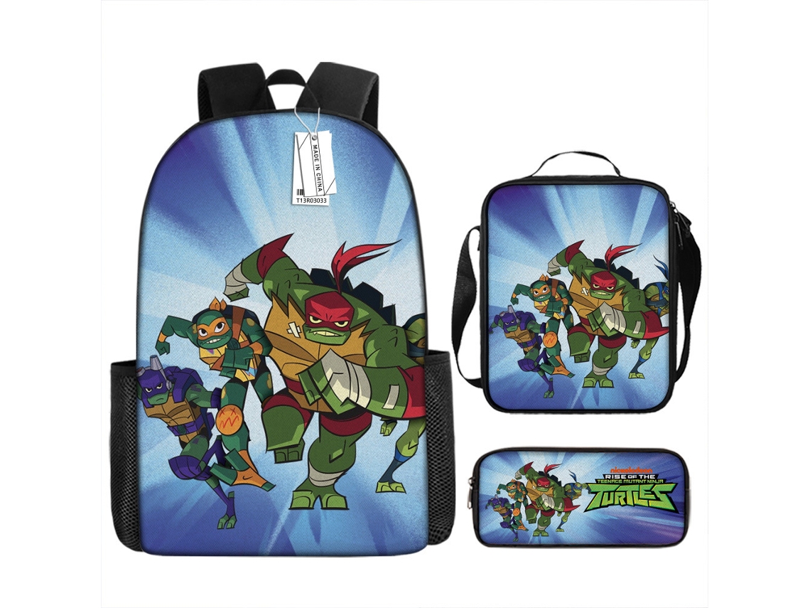 Conjunto de Três Peças Da Mochila KOHREE Teenage Mutant Ninja Turtles