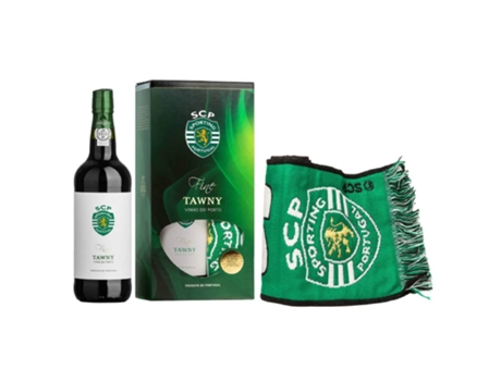 Vinho Do Porto Sporting Clube De Portugal Com Cachecol Marthas