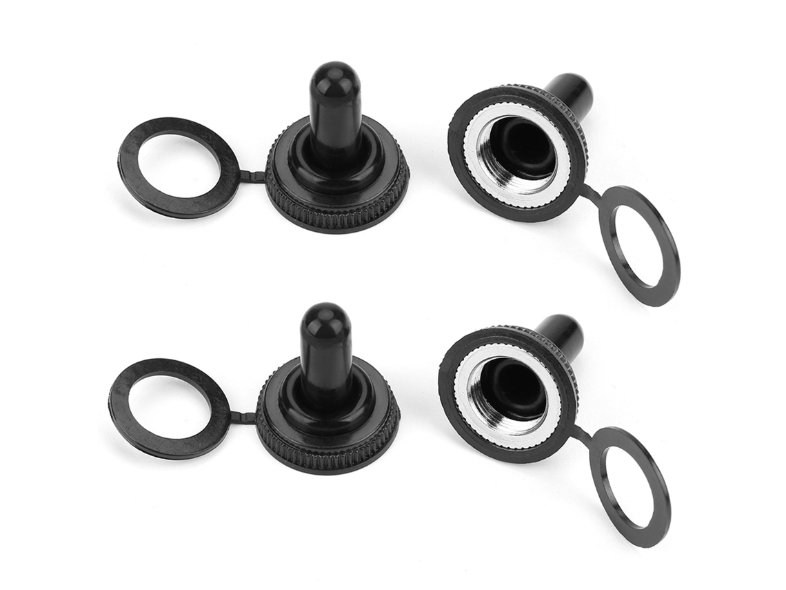 Laxiscreed Tampa De Borracha De 12mm À Prova De Água Para Interruptor Com Fecho, Pack De 20 Peças