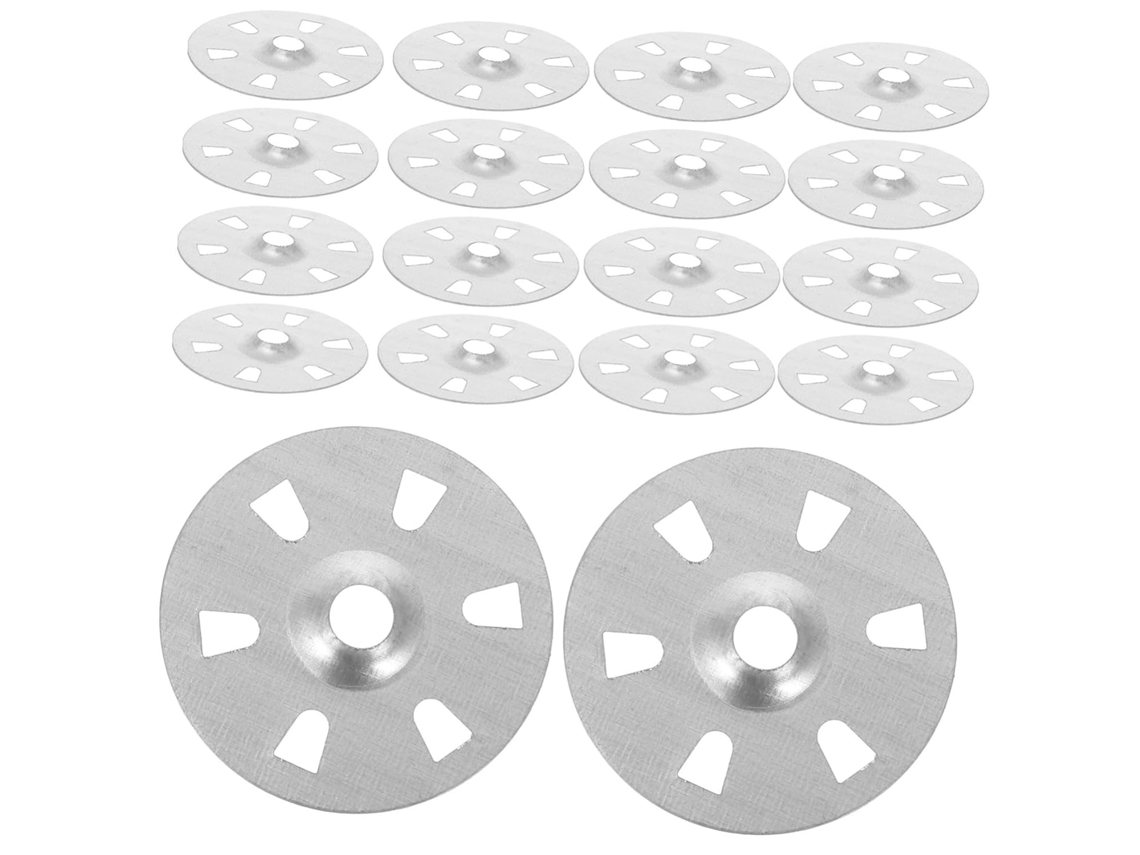 Ciieeo 200 Arruelas Para Placas De Espuma Isolante, Ideais Para Projetos De Isolamento Fixadores Duráveis Placas Espuma