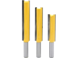 3 Cincéis de Avellanado, Longo, com Cabo de 8mm, para Madeira, Materiais Derivados, S/MARCA