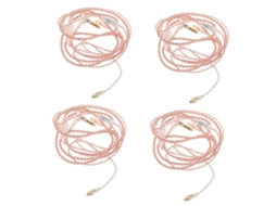 Conjunto de 4 Cabos de Extensão Universais para Fones de Ouvido Wiremmcx 3 e 5. Uso Único. SFUSHOS