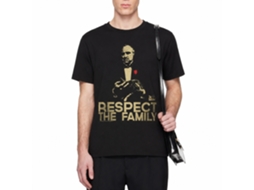 Rockinstone Godfather Respect Black Adult T-shirt Size:l