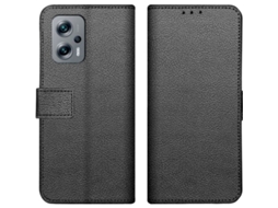 Just In Case Pu-couro Book Capa Preto Poco X4 Gt