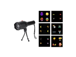Projetor Lanterna Led Lentes 6 Buracos Presente Aniversário 4w