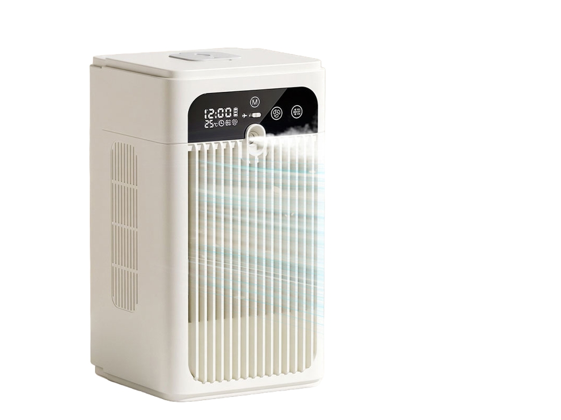 Laxiscreed Ventilador De Mesa Com Arrefecimento Silencioso E Temporizador Para Verão E Uso Exterior