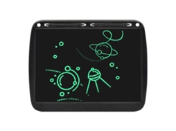 Linha Monocromática (preto)15 Polegadas Recarregável Tablet De Escrita, Caneta Dupla Tablet De Escrita Lcd Kids Drawing Board