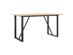Dining Table, Dining Tables Vidaxl Marrom Madeira De Pinho (140 X 80 X 75 Cm)