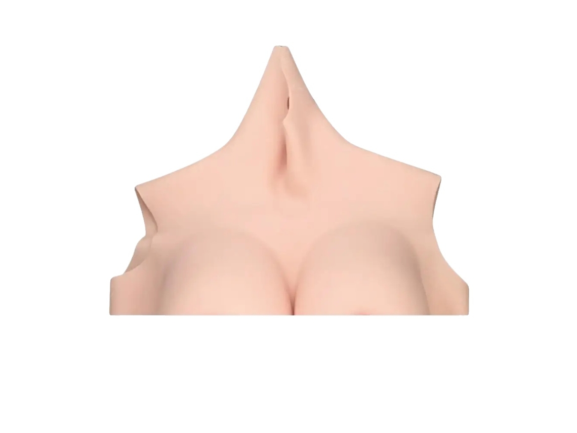 Forma De Mama, Silicone Com Aparência Natural, Ajuste Confortável, Cor 1-b, Silicone-a Copo L-d