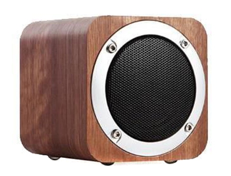Coluna ZGEER Bluetooth Portátil Sem Fio de Madeira Bateria de 1800Mah Rádio Fm Áudio de Cartão Tf