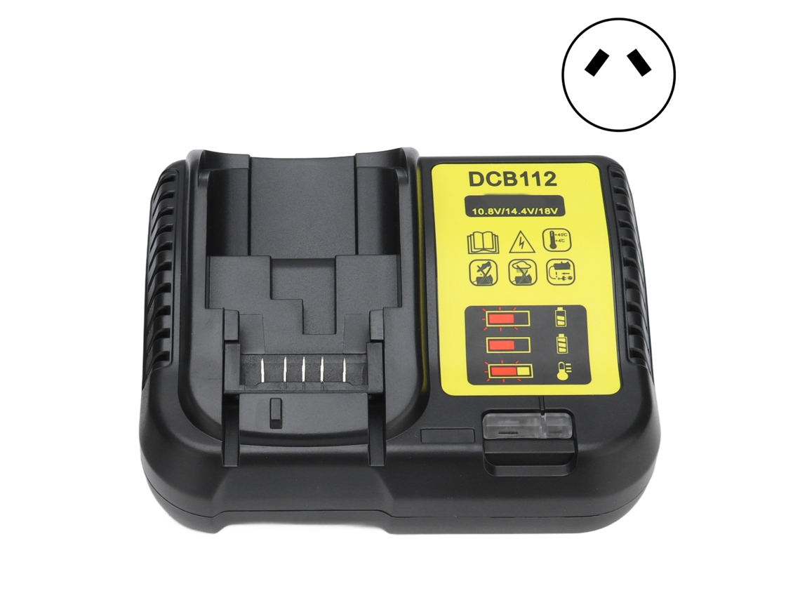 Carregador de bateria de lítio para ferramentas elétricas 10,8 V, 14,4 V e 18 V, mantenedor inteligente, 100-240 V, plugue australiano