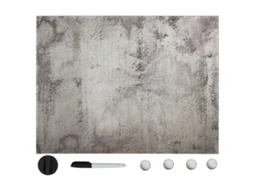 vidaXL Quadro magnético em vidro para parede 80x60 cm