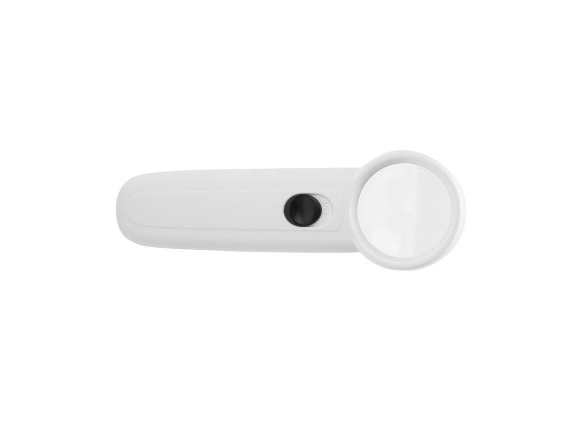 Lupa de Mão Led 15x Mg6b 2 com Estojo de Plástico Abs para Inspeção Eletrônica e Beleza