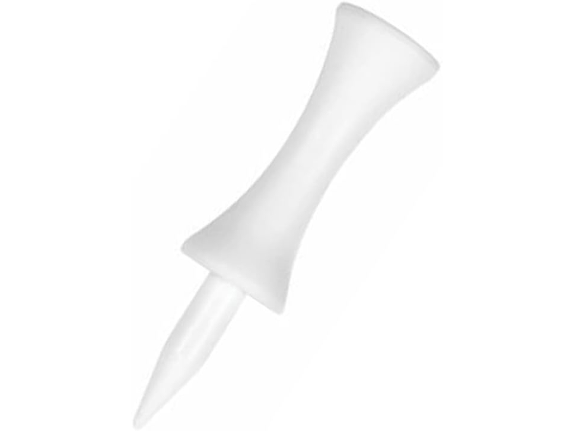 100 tacos de golfe de plástico, tacos de golfe curtos Slowmoose (51 mm, branco)