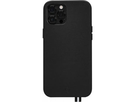 Capa para iPhone 12 Pro Max ARTEFAKT Pele Preto .