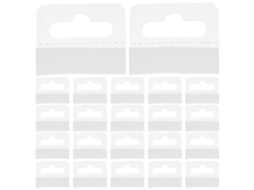 200-ganchos Adesivos Transparentes Pendurar, Com Furos Estilo Avião, Abas Autoadesivas De Pvc 45x35 Mm, Ideais