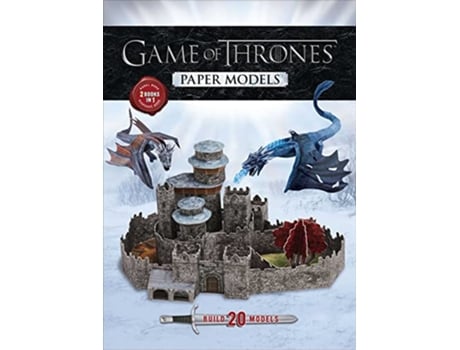 Livro Game of Thrones Paper Models de Bill Scollon e Barbara Montini (Inglês)