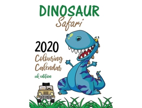 Livro Dinosaur Safari 2020 Colouring Calendar de Gumdrop Press (Inglês)