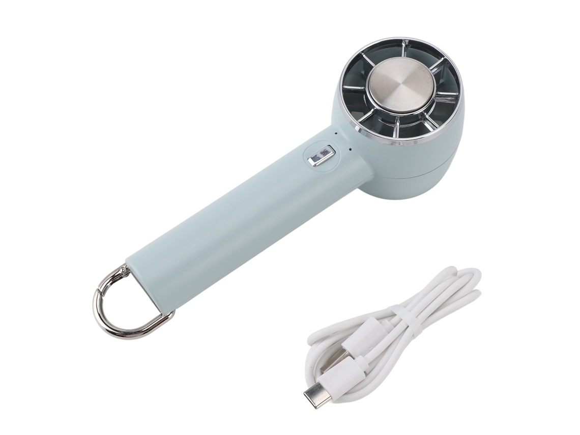 Laxiscreed Ventilador Portátil Com Compressão De Gelo, Carregamento Usb Para Uso Fácil E Ar Frio