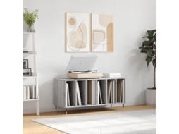 Vidaxl Armário P/ Discos 100x38x48cm Derivados Madeira Cinzento Sonoma