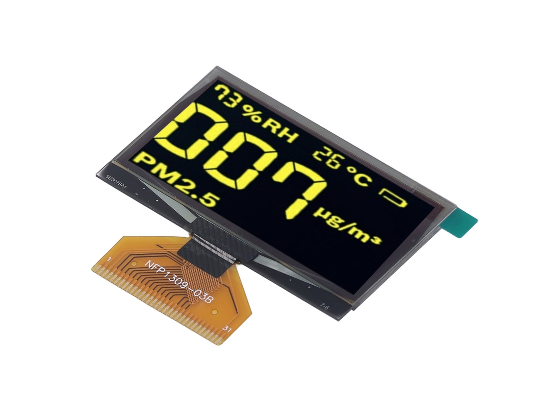 Módulo De Tela Oled 2.42 Polegadas Ssd1309 Amarelo