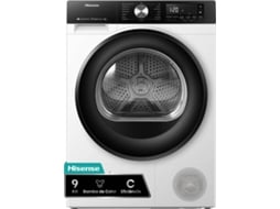 Máquina de Secar Roupa HISENSE Serie 3S DH3S902BWCC (9/9 kg - Bomba de Calor - Branco)