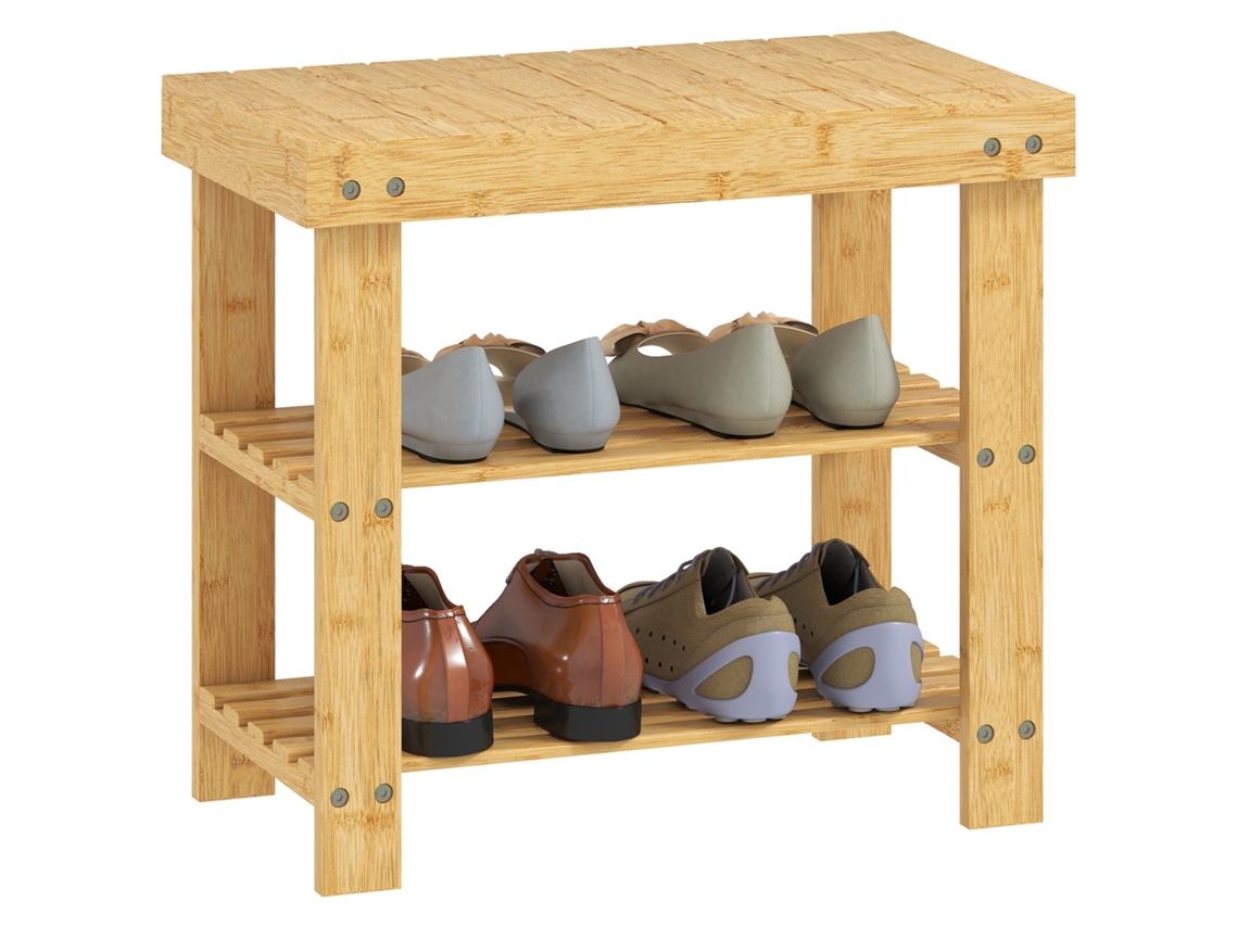 Conjunto de 2 Mesas de Cabeceira Suspensas BTFORUS com gaveta, montagem na parede (35x32x22.5cm) carvalho