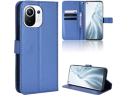 Capa para Xiaomi Xiaomi 11 HONGWE. Pele Sintética Azul