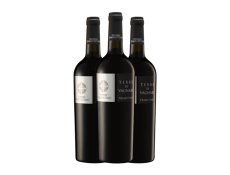 Vinho PODERI D'AGOSTINO Terre di Vagnari Primitivo Puglia (0.75 L - 3 Unidades)