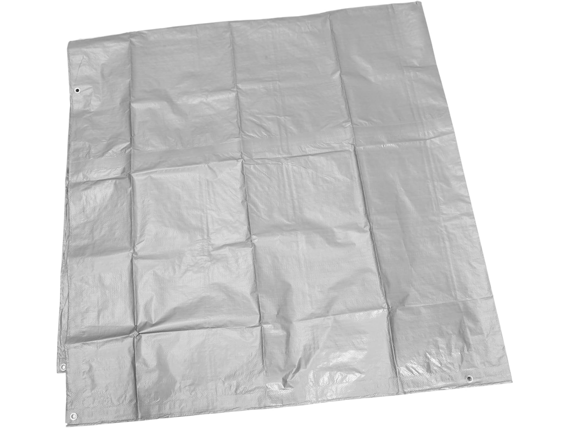 Heavy Duty Rain Proof Cloth Camping Tarp With Metal Grommets, Water Resistant Pe Cover For Outdoor