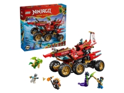 Lego® 71869 Ninjago Bounty Land - Brinquedo 3 em 1 com barco, carro e motocicleta