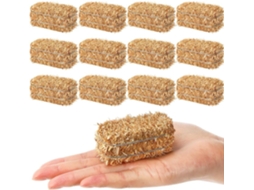 Lote De 12 Mini Fardos De Palha Decorativas Para A Decoração Do Outono Colheita,