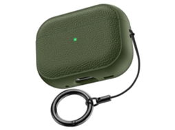 Camada de TPU com textura Lichia e Fivela para AirPods Pro 3 GIECY