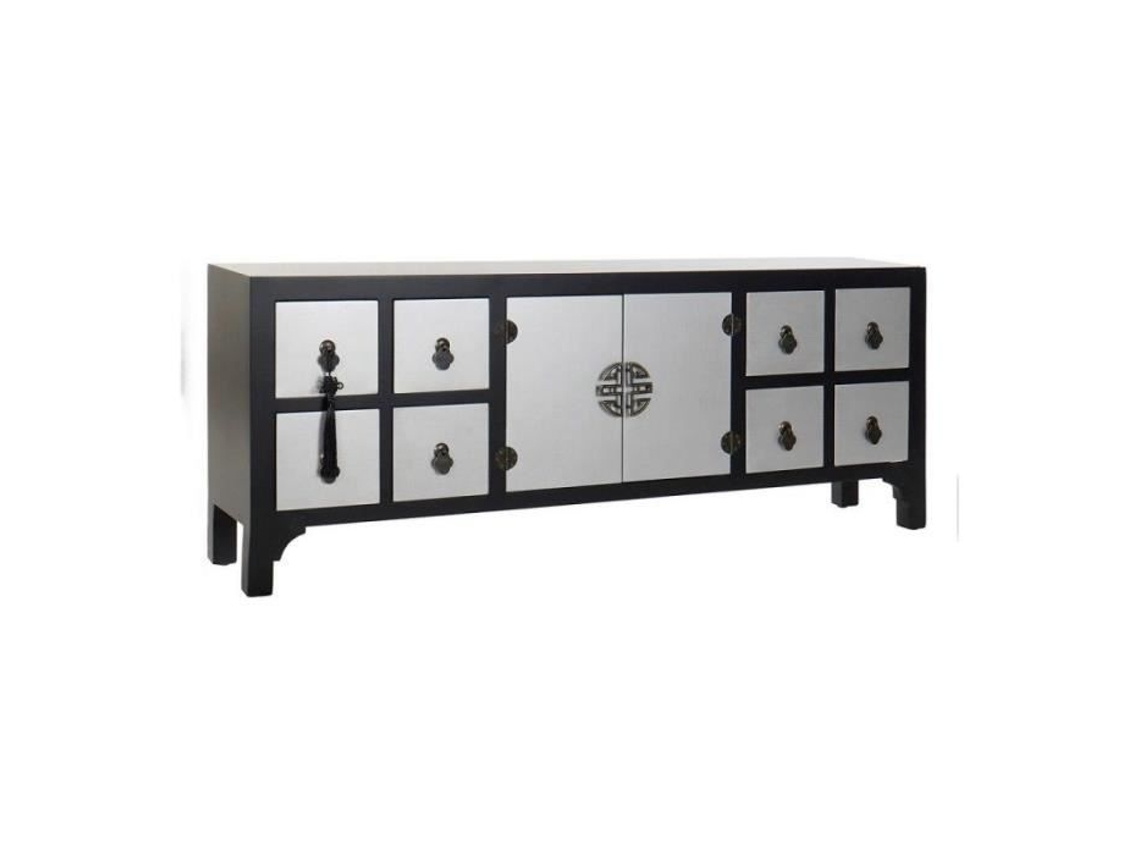 Mesa Tv com Gavetas Dkd Home Decor Oriental Madeira Mdf 130 X 24 X 51 Cm