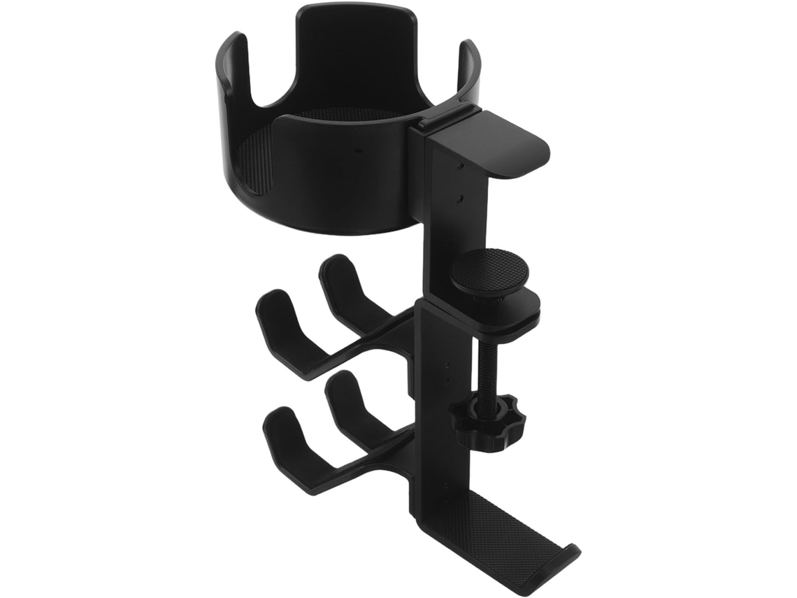 Support Pour Casque Audio Avec Plateau Et Porte-gobelet Rotatif, Support De Casque Audio De