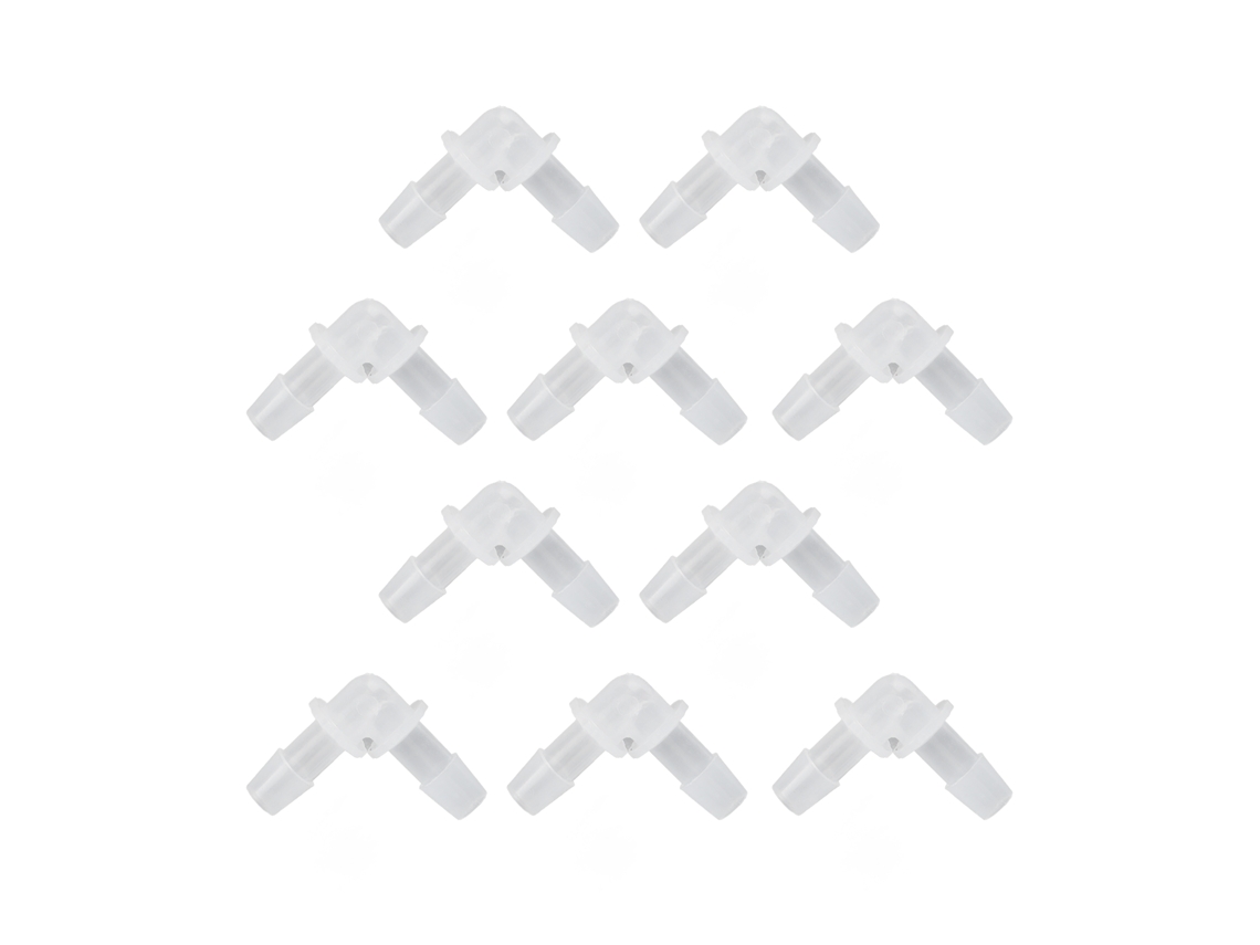Conjunto De 10 Mangueiras Com Conectores Em L De 90° Laxiscreed Para Tubos De Diâmetro Compatível