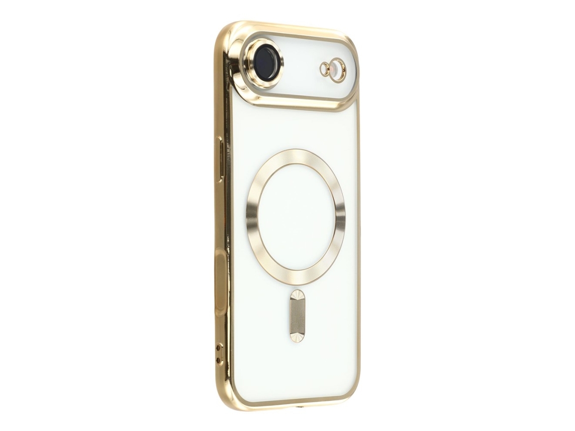 Capa Para Iphone Air Magsafe Em Tpu Eletrorevestido Dourado
