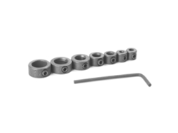 Conjunto De 7 Anéis Parada Cnswee6 3 A 12 Mm Com Chave Aço Carbono Preto