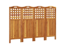 Maison Exclusive - Divisória Com 4 Paineis 162x2x115 Cm Madeira De Acácia Maciça