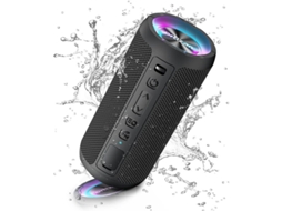 2026-altavoz Bluetooth 5.0 Portátil Com Bass Hd, Emparelhamento Estéreo Dual E 30 Horas De Reprodução